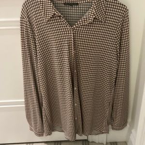 Adrianna Papell Pretty button down printed shirt